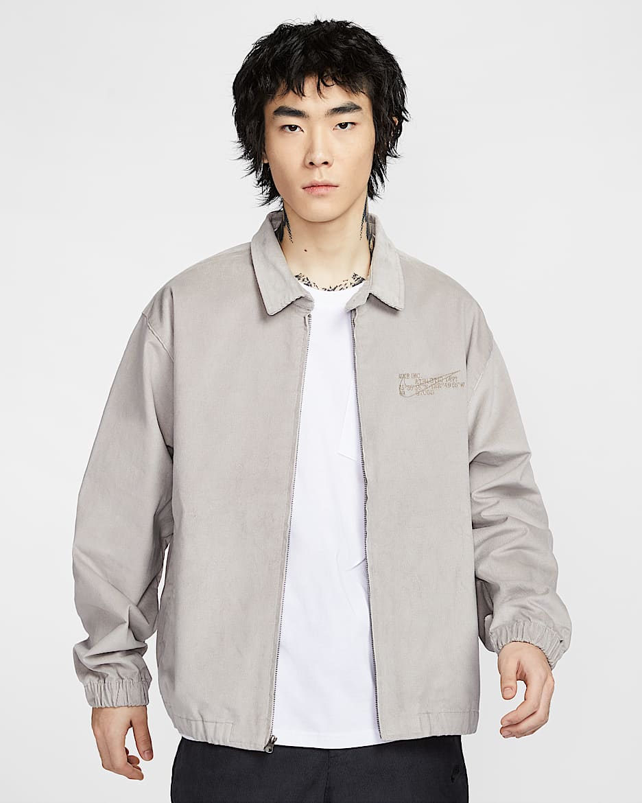 ATON HARRINGTON JACKET グレー BACK SATIN | HARRINGTON JACKET – ATON | エイトン